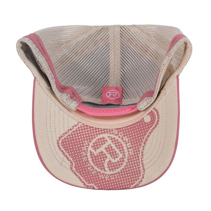 Roper Cattle Tag Trucker Cap - Dusty Rose 