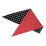 Just Country Carlee Double Sided Scarf - Black Polka Dot/red Polka Dot 