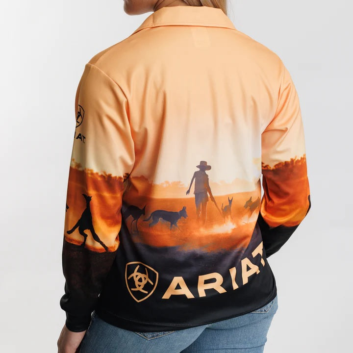 ARIAT UNI FISHING SHIRT - COUNTRY KIDS [SZ:XXS]