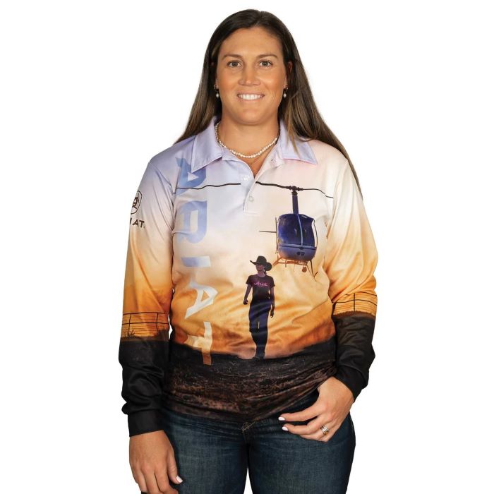 Ariat Uni Fishing Shirt - Outback Cowgirl [sz:2xs]