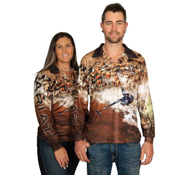 Ariat Uni Fishing Shirt - Helimustering [sz:s]
