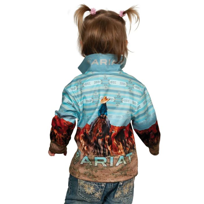 Ariat Kids Fishing Shirt - Little Cowgirls [sz:k2]
