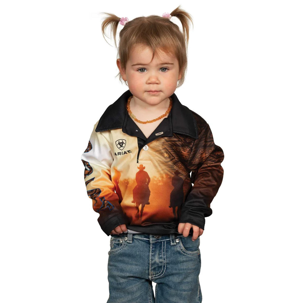 Ariat Kids Fishing Shirt - Rodeo Roper [sz:2]