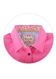 Thomas Cook Womens Contrast Light 1/2 Pocket Long Sleeve Shirt - Azalea Pink