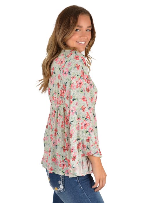 PURE WESTERN SIERRA WOMENS BLOUSE [SZ:8]