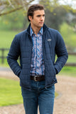 Pure Western Patterson Mens Reversible Jacket - Navy