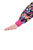 Hardslog Julieta Kids 1/2 Placket Long Sleeve Shirt - Navy