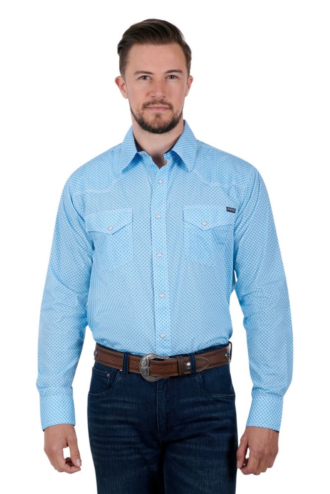 Pure Western Mens Thompson Long Sleeve Shirt