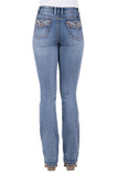 Pure Western Nina Hi Rise 34" Boot Cut Womens Jeans - Moonshine