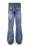 Pure Western Nina Girls Boot Cut Jeans - Moonshine