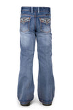 Pure Western Nina Girls Boot Cut Jeans - Moonshine