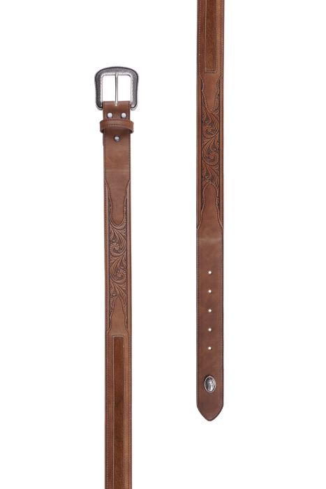 PURE WESTERN PERRY BELT - TAN [SZ:XS]