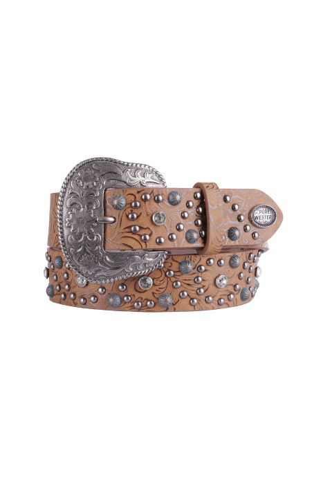 PURE WESTERN JANNA BELT - LIGHT TAN [SZ:XS]
