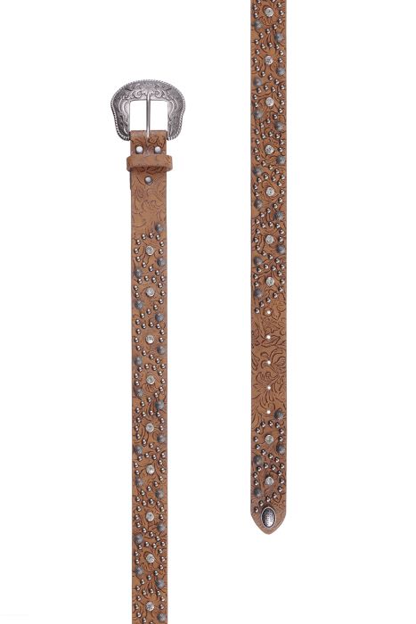 PURE WESTERN JANNA BELT - LIGHT TAN [SZ:XS]