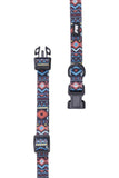 PURE WESTERN BILLIE DOG COLLAR - BLUE [SZ:XS]