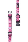 PURE WESTERN BILLIE DOG COLLAR - PINK [SZ:XS]