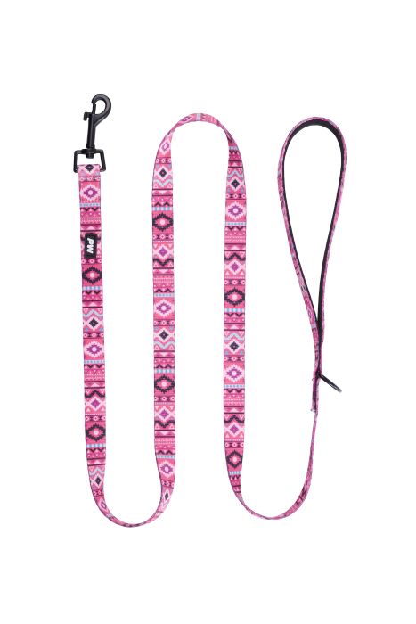 PURE WESTERN BILLIE DOG LEAD - PINK [SZ:XS]