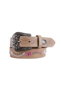 PURE WESTERN ARROW BELT - LIGHT TAN [SZ:XS]
