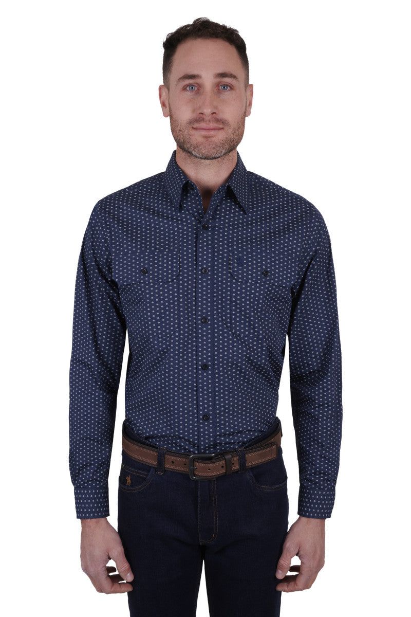 THOMAS COOK GLENDALE MENS LONG SLEEVE 2 POCKET SHIRT [SZ:MEDIUM]