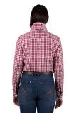 THOMAS COOK ISLA WOMENS LONG SLEEVE SHIRT - MULBERRY [SZ:8]