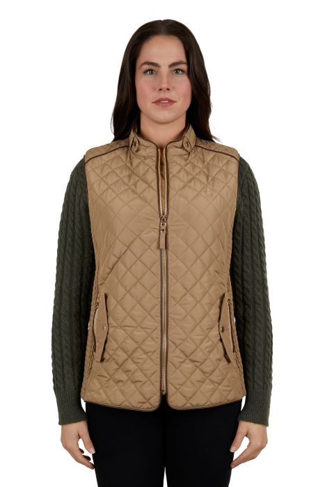 THOMAS COOK MIA WOMENS VEST - TAN [SZ:XS]