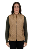THOMAS COOK MIA WOMENS VEST - TAN [SZ:XS]