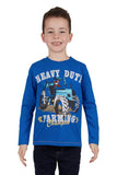THOMAS COOK CHAMPION BOYS LONG SLEEVE TEE - ROYAL BLUE [SZ:2]