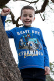 THOMAS COOK CHAMPION BOYS LONG SLEEVE TEE - ROYAL BLUE [SZ:2]