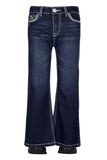 PURE WESTERN ZOE GIRLS BOOT CUT JEANS - MIDNIGHT [SZ:2]