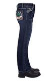 PURE WESTERN ZOE GIRLS BOOT CUT JEANS - MIDNIGHT [SZ:2]