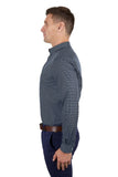 THOMAS COOK CADE MENS TAILORED LONG SLEEVE SHIRT - NAVY/BLUE [SZ:S]