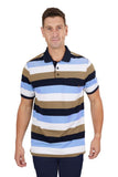 THOMAS COOK JAY 1 POCKET SHORT SLEEVE POLO - NAVY/TAN [SZ:M]