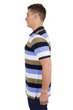 THOMAS COOK JAY 1 POCKET SHORT SLEEVE POLO - NAVY/TAN [SZ:M]