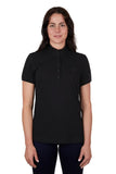 THOMAS COOK HOLLY WOMENS SHORT SLEEVE POLO - BLACK [SZ:10]