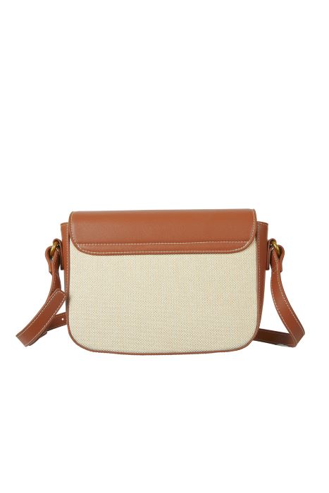 THOMAS COOK ALICIA CROSSBODY BAG - TAN/NATURAL 