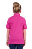 THOMAS COOK DORRA GIRLS SHORT SLEEVE POLO - BERRY [SZ:2]