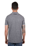 WRANGLER JACKSON MENS SHORT SLEEVE POLO - CHARCOAL MARLE [SZ:S]