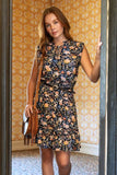 WRANGLER CASSIDY WOMENS DRESS - NAVY MULTI [SZ:8]