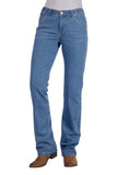 WRANGLER CHARA WILLOW 34 LEG JEAN - FADED BLUE [SZ:0]
