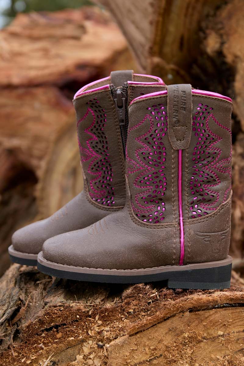 PURE WESTERN TODDLERS ABBY BOOT [SZ:J04]