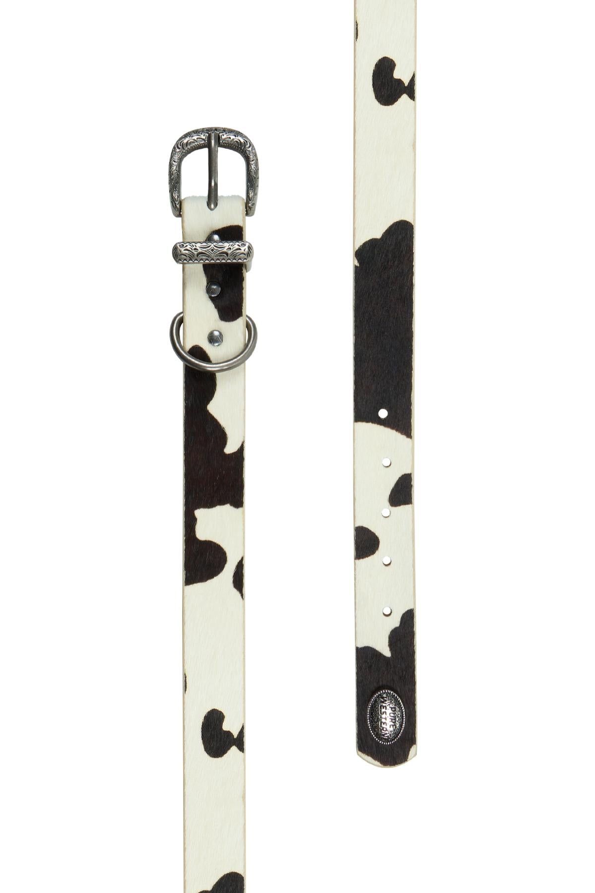 PURE WESTERN ADELAIDE DOG COLLAR - BLACK / WHITE [SZ:XS]