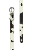PURE WESTERN ADELAIDE DOG COLLAR - BLACK / WHITE [SZ:XS]