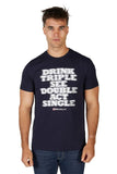 BULLZYE ACT SINGLE MENS SHORT SLEEVE TEE - NAVY [SZ:M]