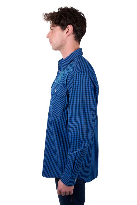 HARDSLOG MENS ASTELL 1/2 PLKT LS SHIRT [SZ:S]