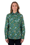 HARD SLOG WOMENS JANI 1/2 PLKT LS SHIRT [SZ:8]