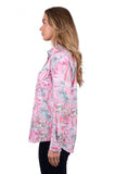 HARD SLOG WOMENS MILL 1/2 PLKT LS SHIRT [SZ:8]
