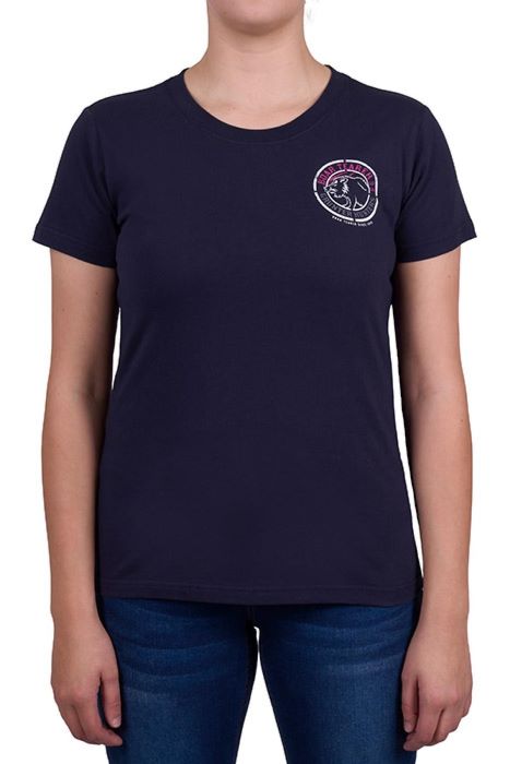 BOAR TEARER SUTTON WOMENS SHORT SLEEVED TEE - NAVY [SZ:10]