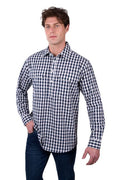 HARDSLOG MENS DELL 1/2 PLKT LS SHIRT [SZ:S]