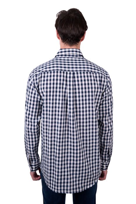 HARDSLOG MENS DELL 1/2 PLKT LS SHIRT [SZ:S]