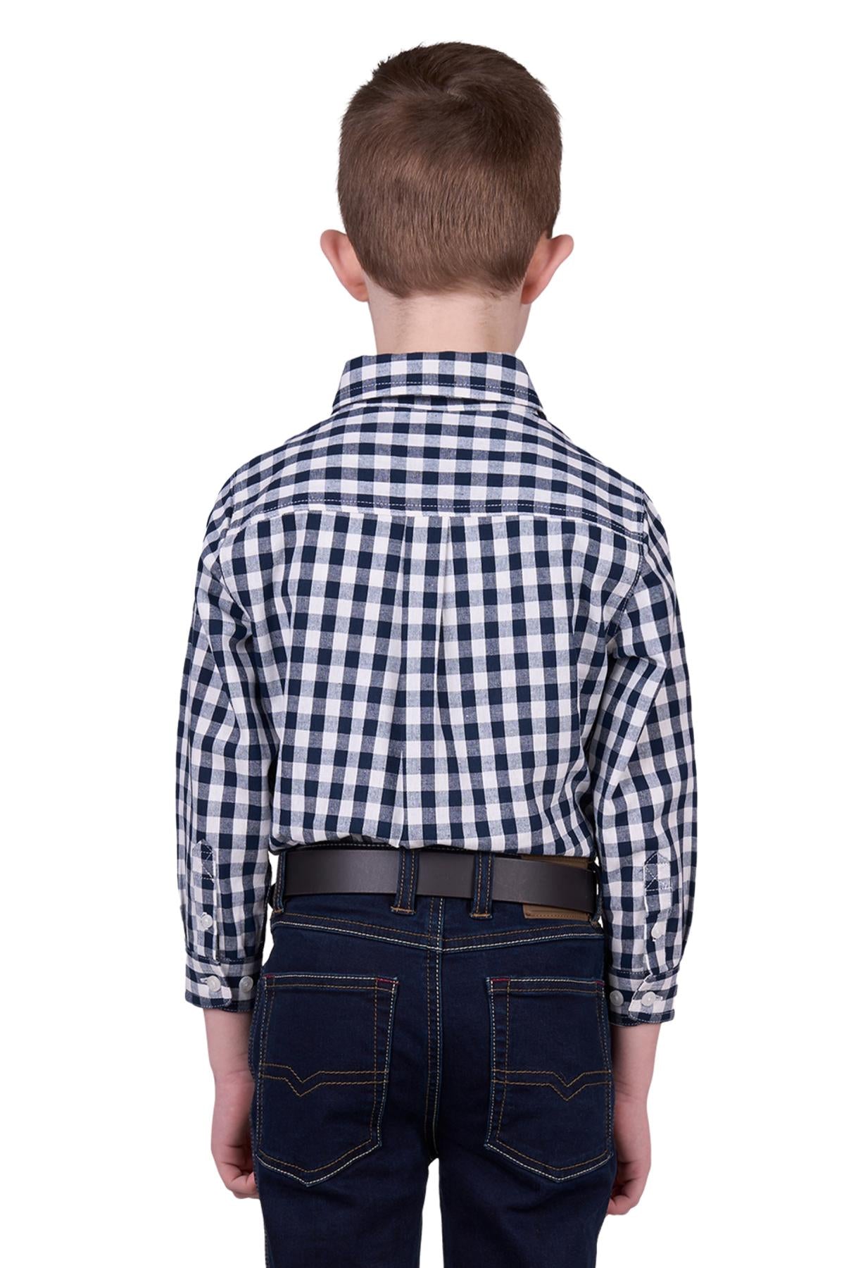 HARDSLOG KIDS DELL 1/2 PLKT LS SHIRT [SZ:2]